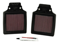 K&N 00-06 Kawasaki ZX12R Ninja Replacement Air Filter (2 Per Box) - KA-1299-1