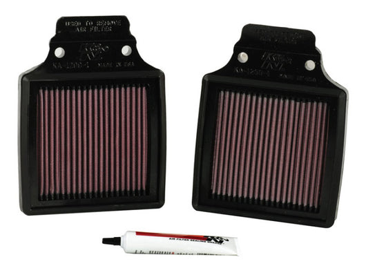 K&N 00-06 Kawasaki ZX12R Ninja Replacement Air Filter (2 Per Box) - KA-1299-1