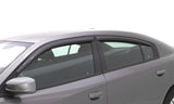 AVS 11-18 Dodge Charger Ventvisor Outside Mount Window Deflectors 4pc - Smoke - 94313