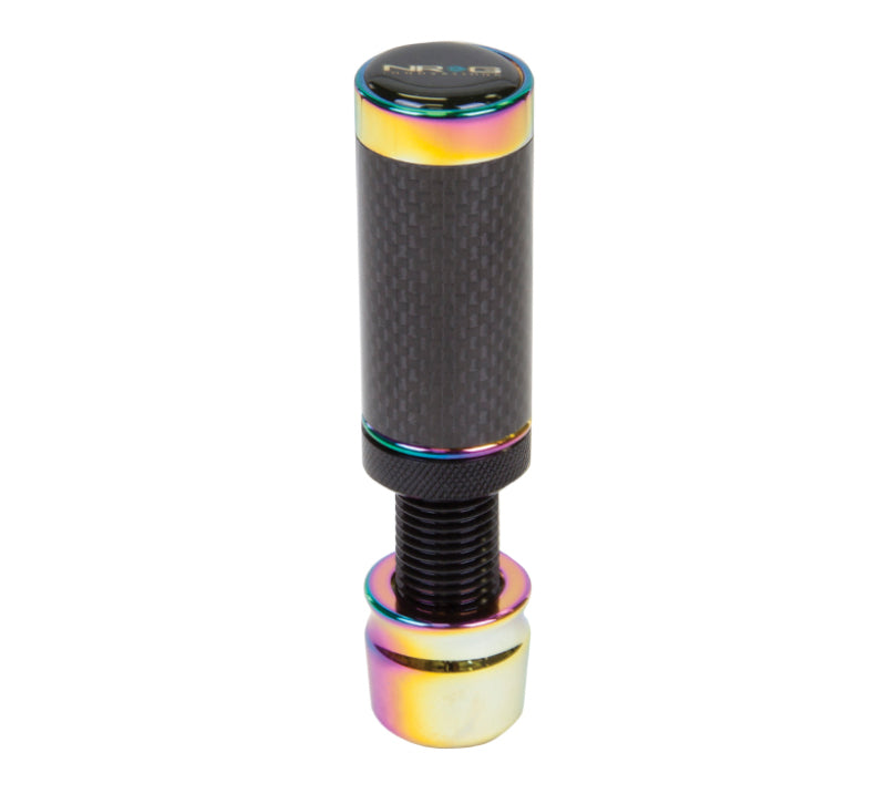NRG Slimboy Adjustable Shift Knob (M10X1.50) Honda / Acura / Lotus - Carbon Fiber / Neochrome - SK-580BC/MC-2
