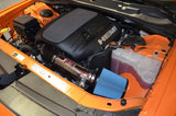 Injen 2014 Dodge Challenger Hemi 5.7L V8 Wrinkle Black Power-Flow Air Intake System with Heat Shield - PF5063WB