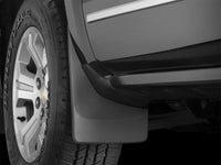 WeatherTech 14+ Chevrolet Silverado No Drill Mudflaps - Black - 110035