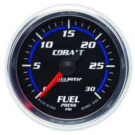 Autometer Cobalt 52mm 0-30 PSI Full Sweep Electronic Fuel Pressure Gauge - 6161