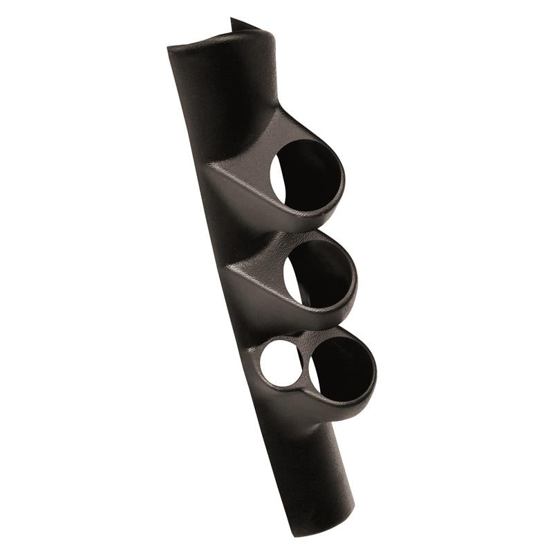 Autometer 98-02 Dodge Ram w/ Speaker (Exc '02 1500) Black 52mm Triple Pillar - 17205