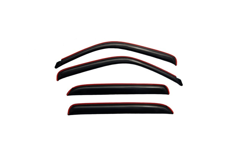 AVS 02-06 Cadillac Escalade EXT Ventvisor In-Channel Front & Rear Window Deflectors 4pc - Smoke - 194355