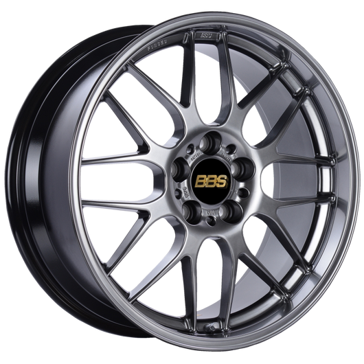 BBS RG-R 18x8.5 5x120 ET22 Diamond Black Wheel -82mm PFS/Clip Required - RG707HDBK
