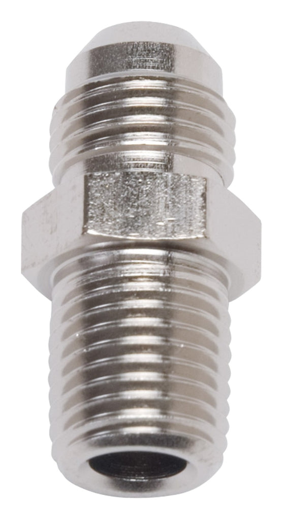 Russell Performance -4 AN to 1/8in NPT Straight Flare to Pipe (Endura) - 660421