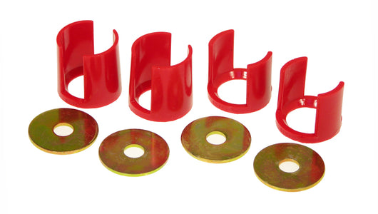 Prothane 89-94 Nissan 240SX Rear Subframe Inserts - Red - 14-102