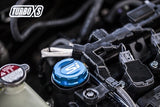 Turbo XS 2016+ Honda Civic Blue Oil Cap - txs-HC-OC-BLU-SI