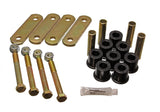 Energy Suspension Fd Heavy Duty Shackle Set - Black - 4.2136G