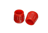 Energy Suspension Universal Red 1-3/8in OD x 1/2in McPherson ID Strut Bump Stop Set - 9.6111R