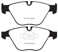EBC 13+ BMW X1 2.0 Turbo (28i) Greenstuff Front Brake Pads - DP21512