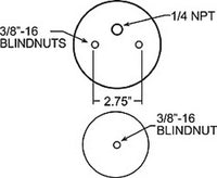 Firestone Ride-Rite Replacement Bellow 110/70 239mm (For PN 2162 / 2312 / 2222 / 2165) (W217609002) - 9002