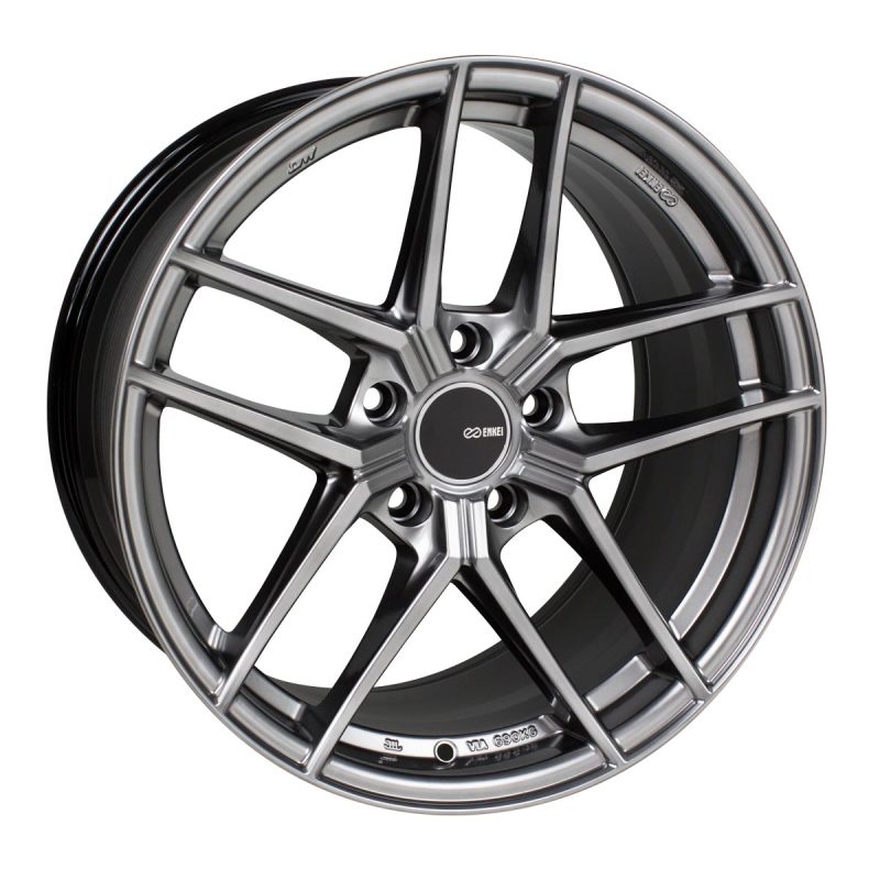 Enkei TY-5 18x8 5x108 40mm offset 72.6mm Bore Hyper Silver - 498-880-3140HS
