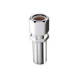 McGard Hex Lug Nut (Drag Racing X-Long Shank) M12X1.5 / 13/16 Hex / 2.475in. Length (4-Pk) - Chrome - 63002