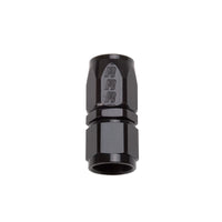 Russell Performance -8 AN Black Straight Full Flow Hose End - 610035