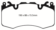EBC 13+ Land Rover Range Rover 3.0 Supercharged Greenstuff Front Brake Pads - DP62064