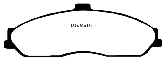 EBC 03-04 Cadillac XLR 4.6 Bluestuff Front Brake Pads - DP51162NDX