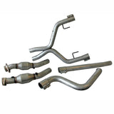 BBK 05-09 Mustang 4.0 V6 True Dual Cat Back Exhaust Conversion Kit With X pipe - 4011