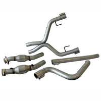 BBK 05-09 Mustang 4.0 V6 True Dual Cat Back Exhaust Conversion Kit With X pipe - 4011