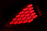 ANZO 2003-2005 Nissan 350Z LED Taillights Red - 321083