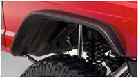 Bushwacker 84-01 Jeep Cherokee Flat Style Flares 2pc - Black - 10063-07