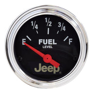 Autometer Jeep 52mm 0 OHMS Empty/90 OHMS Full Short Sweep Electronic Fuel Level Gauge - 880243