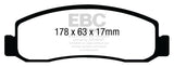 EBC 11 Ford F250 (inc Super Duty) 6.2 (2WD) Yellowstuff Front Brake Pads - DP41898R