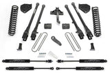 Fabtech 17-19 Ford F250/350 4WD Diesel 6in 4 Link System w/Stealth Shocks - K2219M