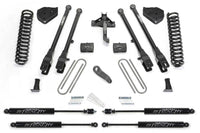Fabtech 17-19 Ford F250/350 4WD Diesel 6in 4 Link System w/Stealth Shocks - K2219M