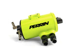 Perrin 02-14 Subaru WRX / 04-19 STI with FMIC Air Oil Seperator - Neon Yellow - PSP-ENG-607NY