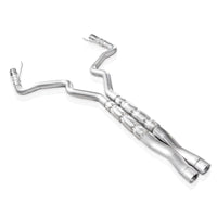 Stainless Works 2015-16 Mustang GT 3in Catback X-Pipe Retro Chambered Mufflers 3in Cores - M15CB3X-LMF
