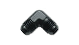 Vibrant -6AN 90deg Flare Union Fitting - Aluminum - 10552