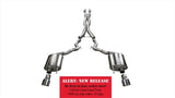 Corsa 15-16 Ford Mustang GT Convertible 5.0L V8 Polished Sport Cat-Back Dual Rear Exit - 14341