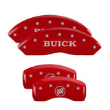 MGP 4 Caliper Covers Engraved Front & Rear MGP Red finish silver ch - 43006SMGPRD