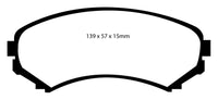 EBC 92-93 Mazda MPV 2.6 2WD Ultimax2 Front Brake Pads - UD550