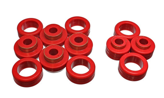 Energy Suspension 87-96 Dodge Dakota 2WD Red Body (Cab) Mount Set - 5.4106R