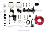 Wilwood Tandem Remote M/C Kit w L/H Brkt & Prop Valve - 7/8in Bore Black-W/Pushrod - 261-14249-BK