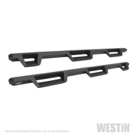 Westin/HDX 09-18 Dodge/Ram 1500 Crew Cab (5.5ft Bed) Drop Wheel to Wheel Nerf Step Bars - Txt Black - 56-534315