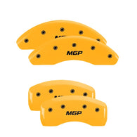 MGP 4 Caliper Covers Engraved Front & Rear MGP Yellow Finish Black Char 2004 Honda S2000 - 20194SMGPYL