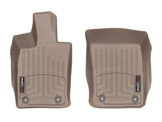 WeatherTech 2017+ Porsche Panamera Front FloorLiner - Tan - 4511801