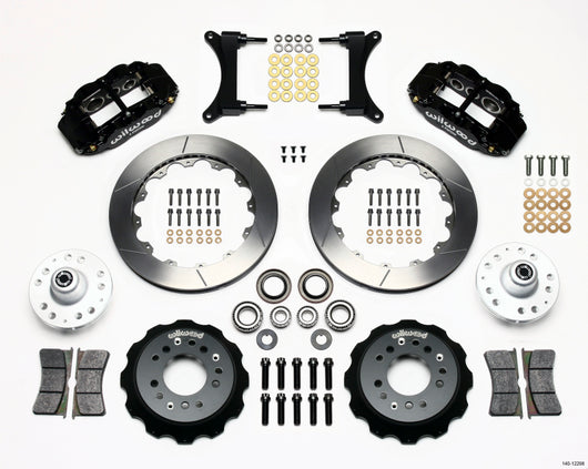 Wilwood Narrow Superlite 6R Front Hub Kit 12.88in 79-87 GM G Body - 140-12298