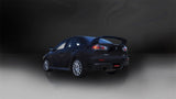 Corsa 08-14 Mitsubishi Lancer Evolution X Sedan 2.0L Black Sport Dual Rear Cat-Back Exhaust - 14858BLK
