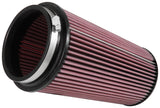K&N Filter Universal Clamp-On Filter-Tapered Conical 5in Flange ID x 6.5in Base OD x 5.094in Top OD - RU-5065XD