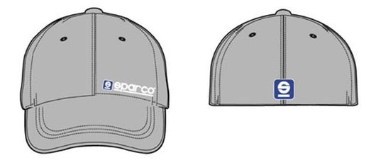 Sparco Cap Lid Grey Sml/Med - SP13GR