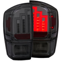 ANZO 2016-2017 Toyota Tacoma LED Taillights Smoke - 311282