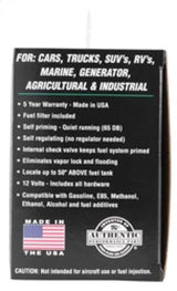 K&N Performance Electric Fuel Pump 9-11.5 PSI Diesel - 81-0403