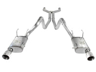 aFe MACHForce XP Cat-Back Exhaust 3in SS w/ Polished Tips 11-14 Ford Mustang GT V8 5.0L - 49-43049-P