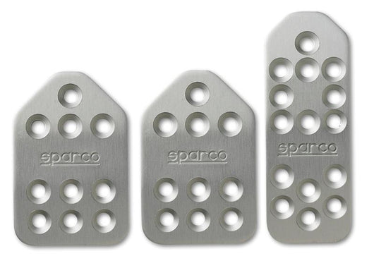 Sparco Pedal Set Piuma Shrt Silver - 037879BT01