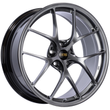 BBS RI-D 20x8.5 5x112 ET50 Diamond Black Wheel -82mm PFS/Clip Required - RI027DBK